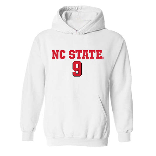 NC State - NCAA Men's Soccer : Ibrahim Conde - Replica Shersey Hooded Sweatshirt-0