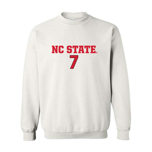 NC State - NCAA Men's Soccer : Donavan Phillip - Replica Shersey Crewneck Sweatshirt-0