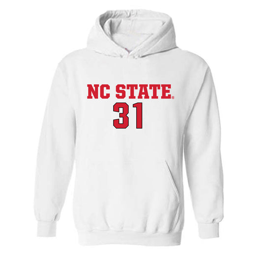 NC State - NCAA Men's Soccer : Hakim Karamoko - Replica Shersey Hooded Sweatshirt