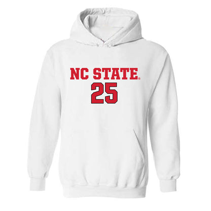 NC State - NCAA Men's Soccer : Adam Abdouh - Replica Shersey Hooded Sweatshirt-0