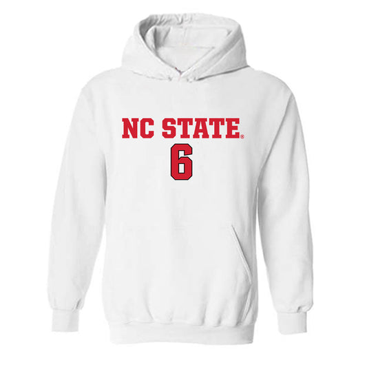 NC State - NCAA Men's Soccer : Nikola Markovic - Replica Shersey Hooded Sweatshirt-0