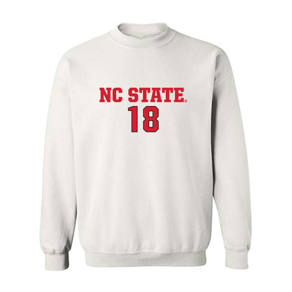 NC State - NCAA Men's Soccer : Isaac Heffess - Replica Shersey Crewneck Sweatshirt