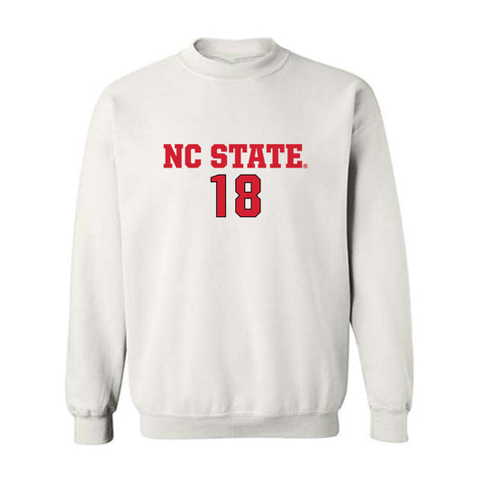 NC State - NCAA Men's Soccer : Isaac Heffess - Replica Shersey Crewneck Sweatshirt