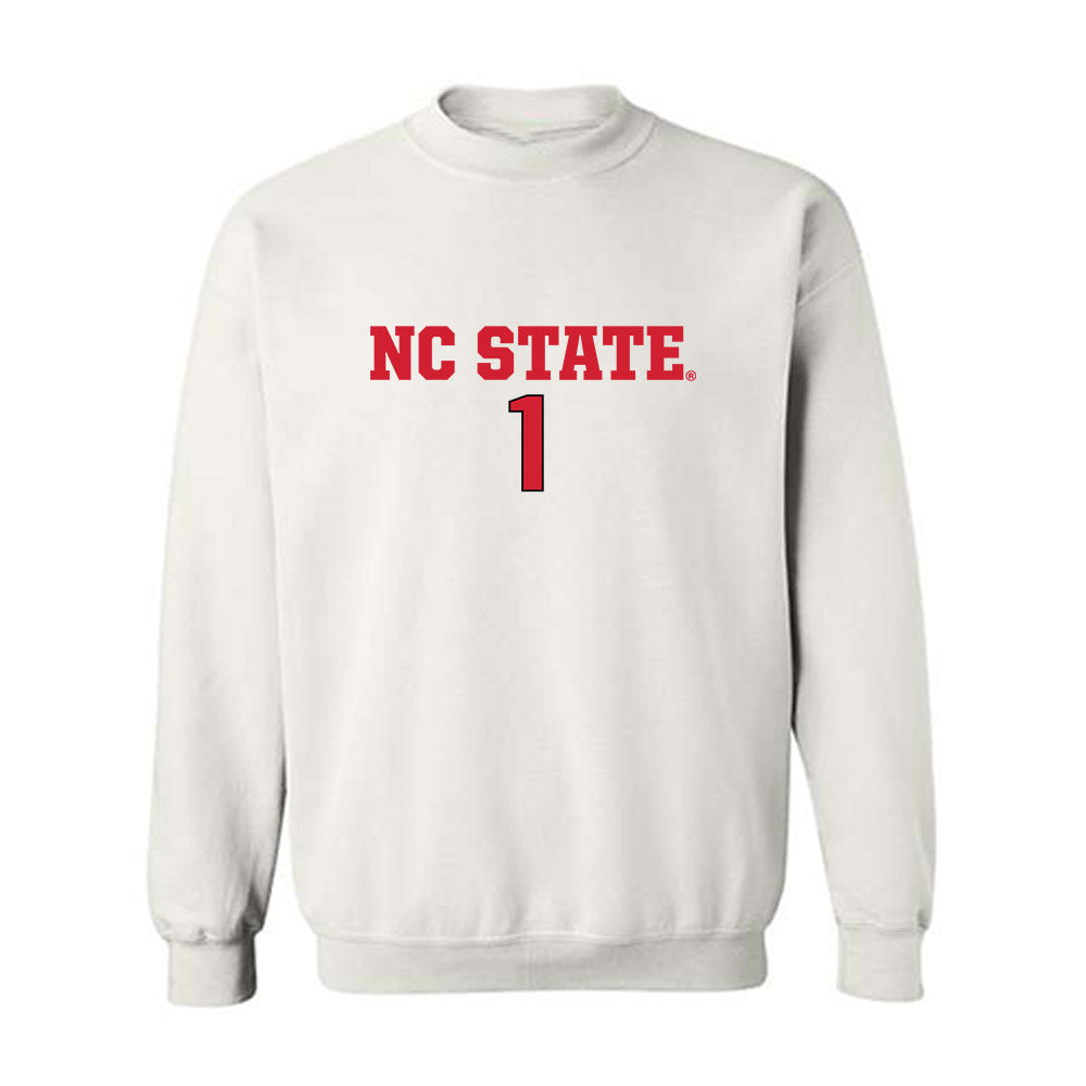 NC State - NCAA Men's Soccer : Logan Erb - Replica Shersey Crewneck Sweatshirt-0