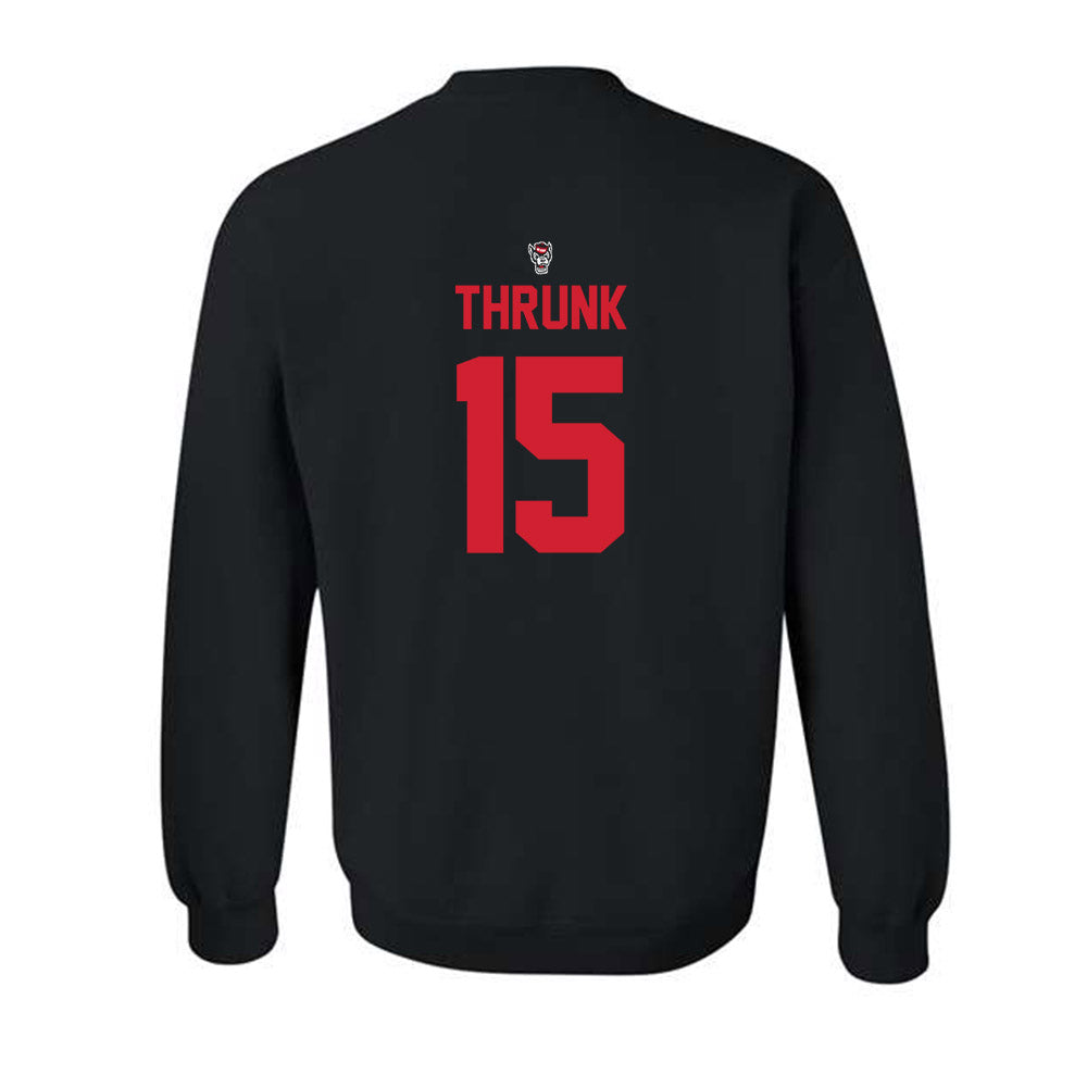 NC State - NCAA Softball : Teagan Thrunk - Replica Shersey Crewneck Sweatshirt