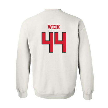 NC State - NCAA Softball : Kendall Weik - Replica Shersey Crewneck Sweatshirt-1
