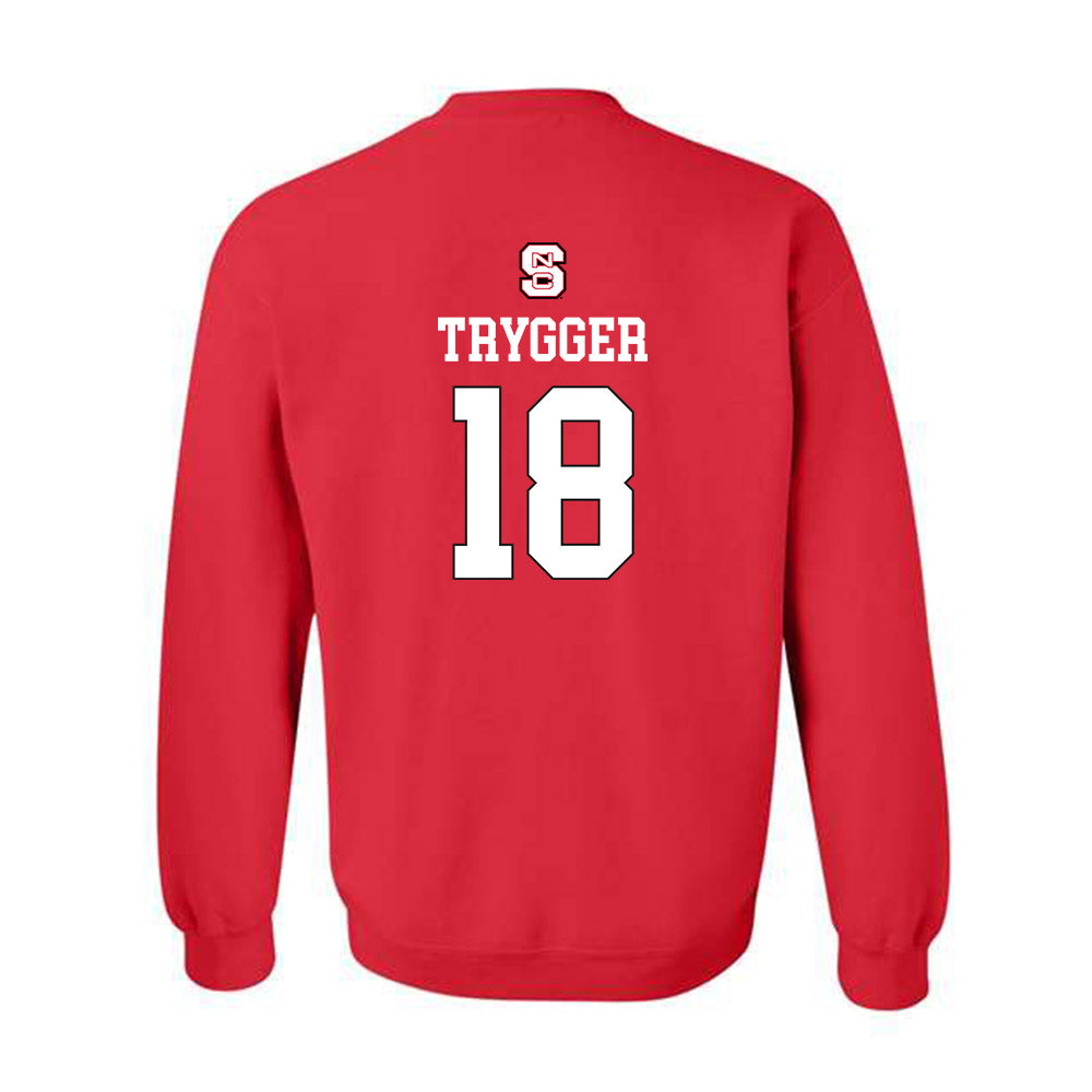 NC State - NCAA Women's Basketball : Tilda Trygger - Replica Shersey Crewneck Sweatshirt-1