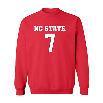 NC State - NCAA Women's Basketball : Kyshe Lunan - Replica Shersey Crewneck Sweatshirt-0