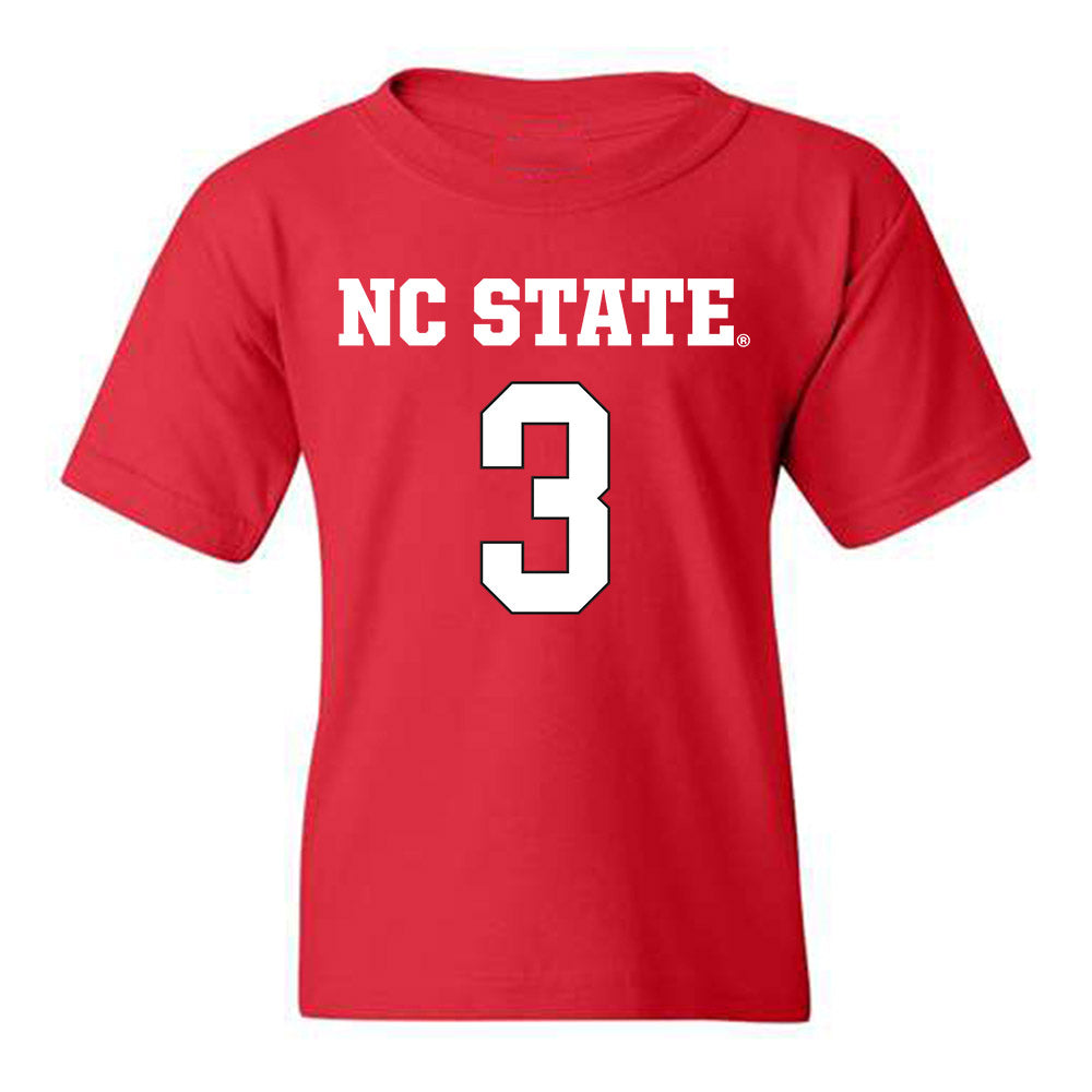 NC State - NCAA Women's Basketball : Zamareya Jones - Replica Shersey Youth T-Shirt
