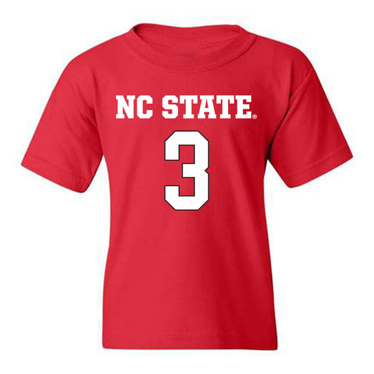 NC State - NCAA Women's Basketball : Zamareya Jones - Replica Shersey Youth T-Shirt