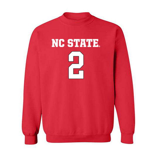 NC State - NCAA Women's Basketball : Qadence Samuels - Replica Shersey Crewneck Sweatshirt-0