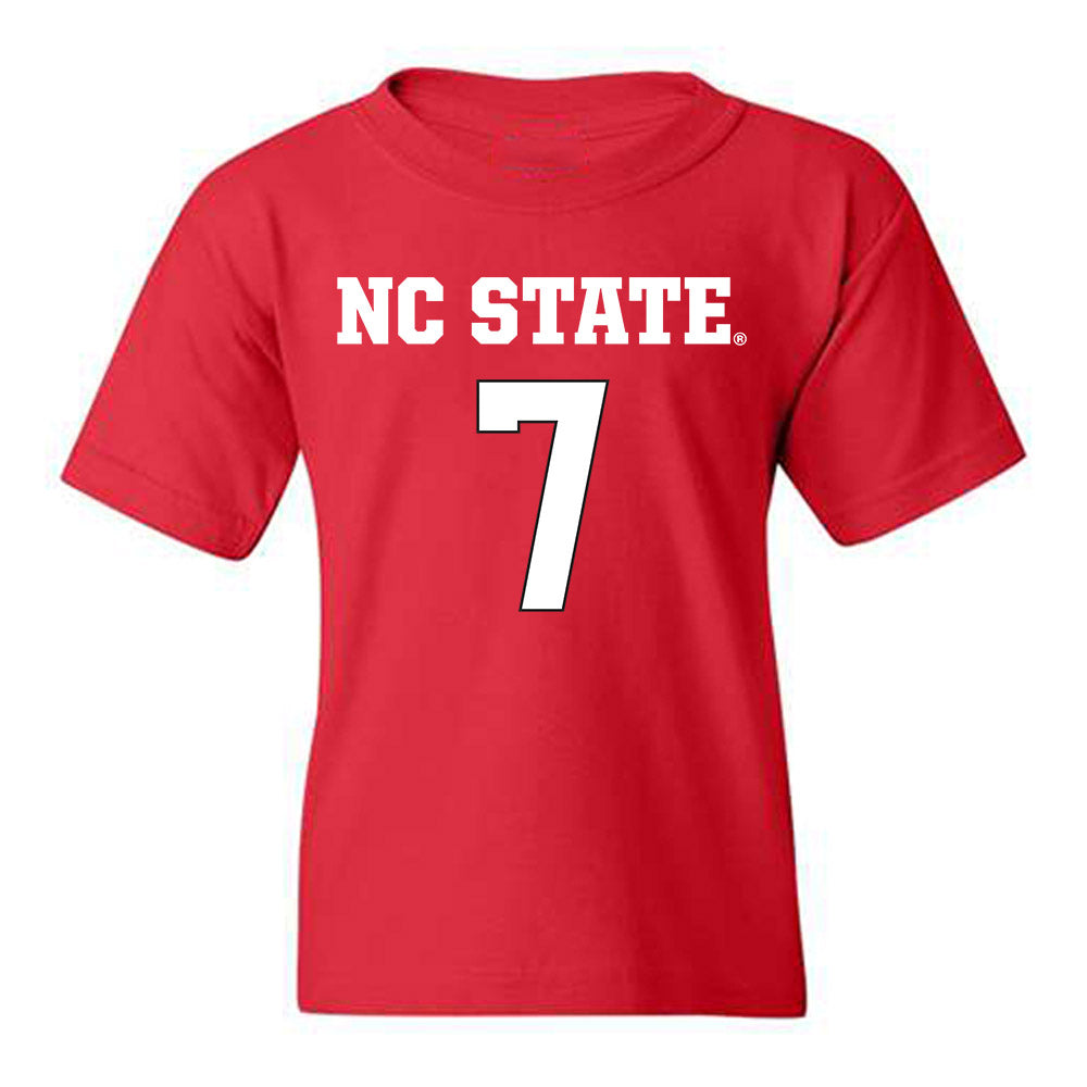 NC State - NCAA Women's Basketball : Kyshe Lunan - Replica Shersey Youth T-Shirt-0