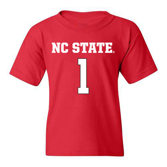 NC State - NCAA Women's Basketball : Lorena Awou - Replica Shersey Youth T-Shirt-0