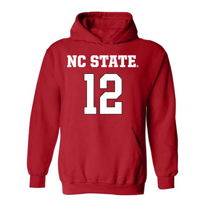 NC State - NCAA Women's Basketball : Khamil Pierre - Replica Shersey Hooded Sweatshirt-0