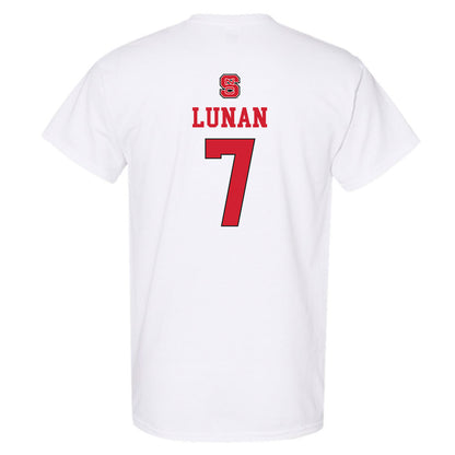 NC State - NCAA Women's Basketball : Kyshe Lunan - Replica Shersey T-Shirt-1