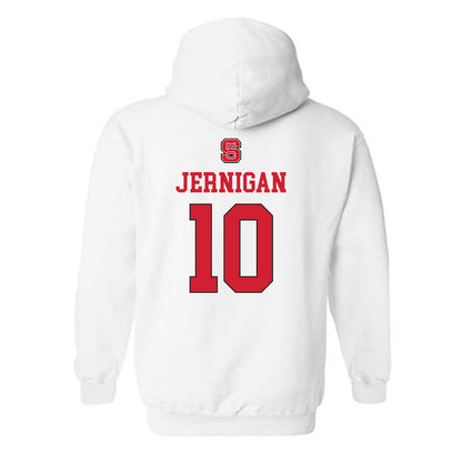 NC State - NCAA Women's Basketball : Adelaide Jernigan - Replica Shersey Hooded Sweatshirt-1