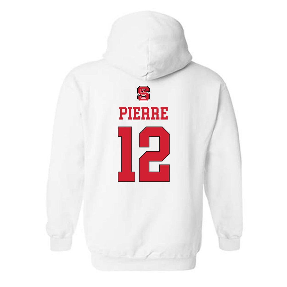 NC State - NCAA Women's Basketball : Khamil Pierre - Replica Shersey Hooded Sweatshirt-1