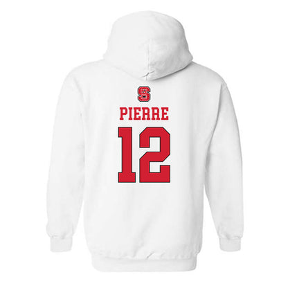 NC State - NCAA Women's Basketball : Khamil Pierre - Replica Shersey Hooded Sweatshirt-1
