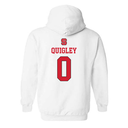 NC State - NCAA Women's Basketball : Devyn Quigley - Replica Shersey Hooded Sweatshirt