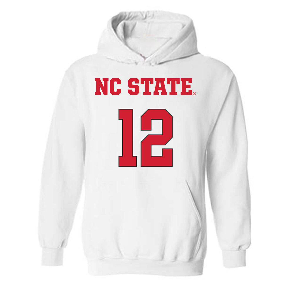 NC State - NCAA Women's Basketball : Khamil Pierre - Replica Shersey Hooded Sweatshirt-0