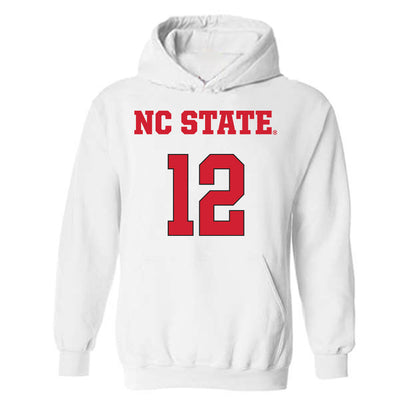 NC State - NCAA Women's Basketball : Khamil Pierre - Replica Shersey Hooded Sweatshirt-0