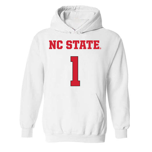 NC State - NCAA Women's Basketball : Lorena Awou - Replica Shersey Hooded Sweatshirt-0