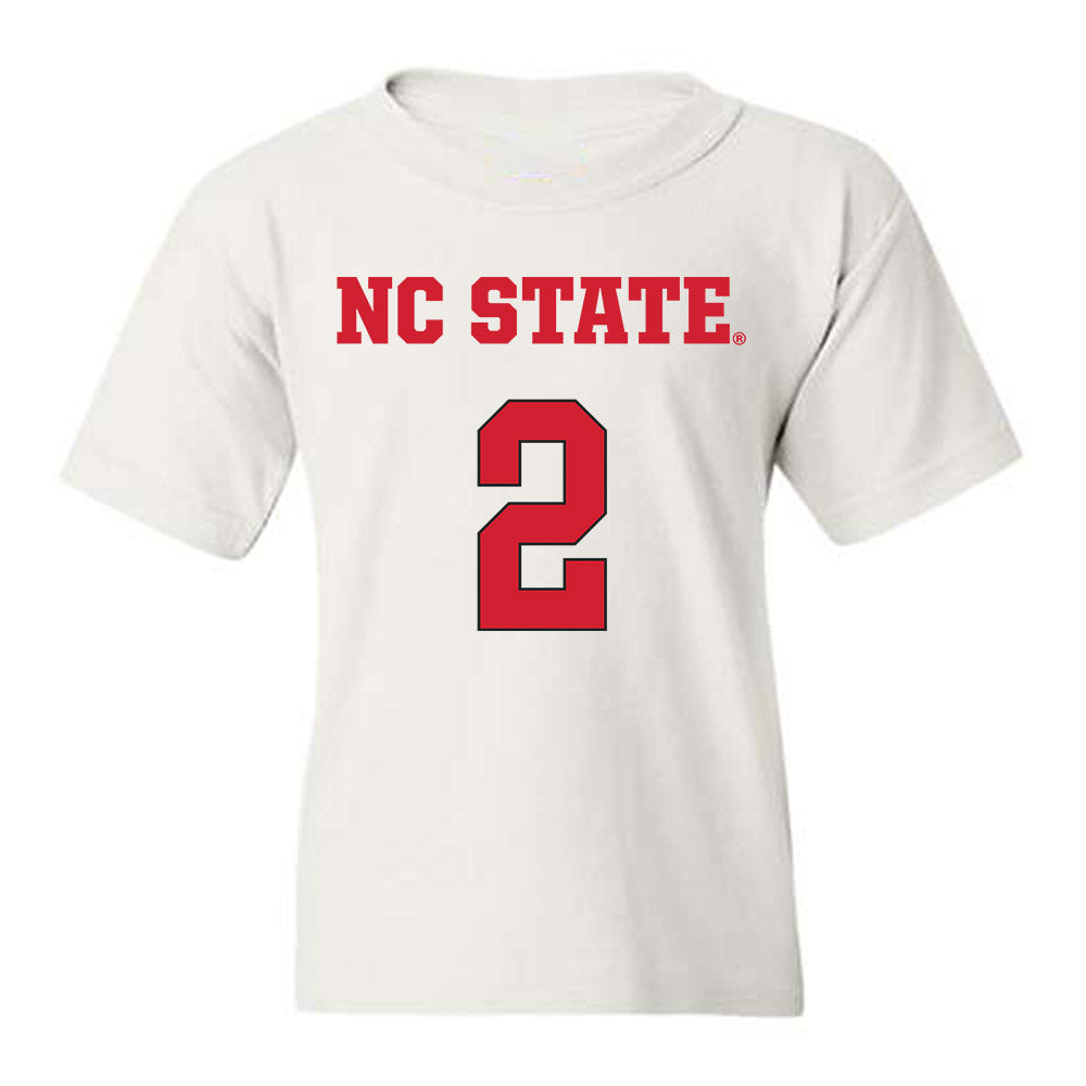 NC State - NCAA Women's Basketball : Qadence Samuels - Replica Shersey Youth T-Shirt-0