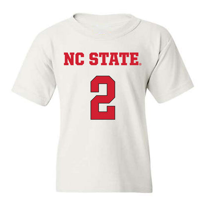 NC State - NCAA Women's Basketball : Qadence Samuels - Replica Shersey Youth T-Shirt-0