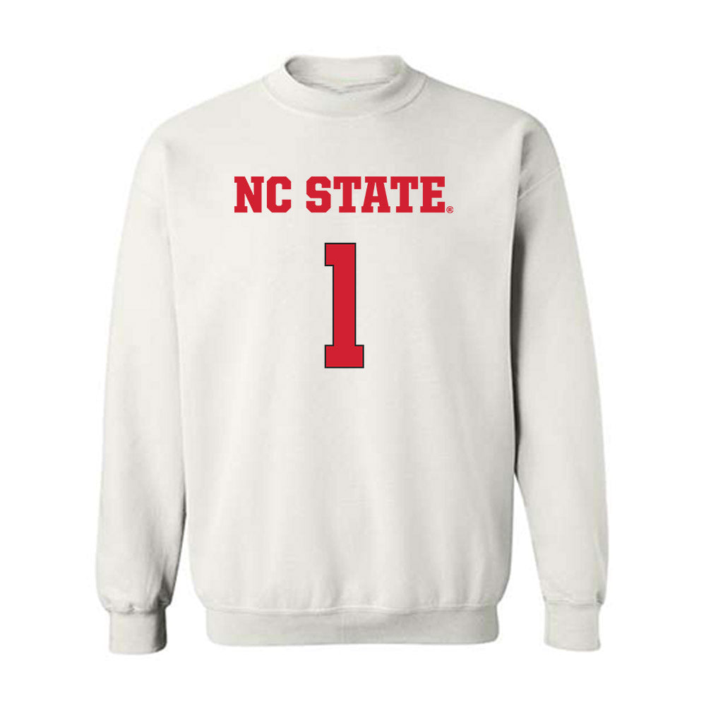 NC State - NCAA Women's Basketball : Lorena Awou - Replica Shersey Crewneck Sweatshirt-0