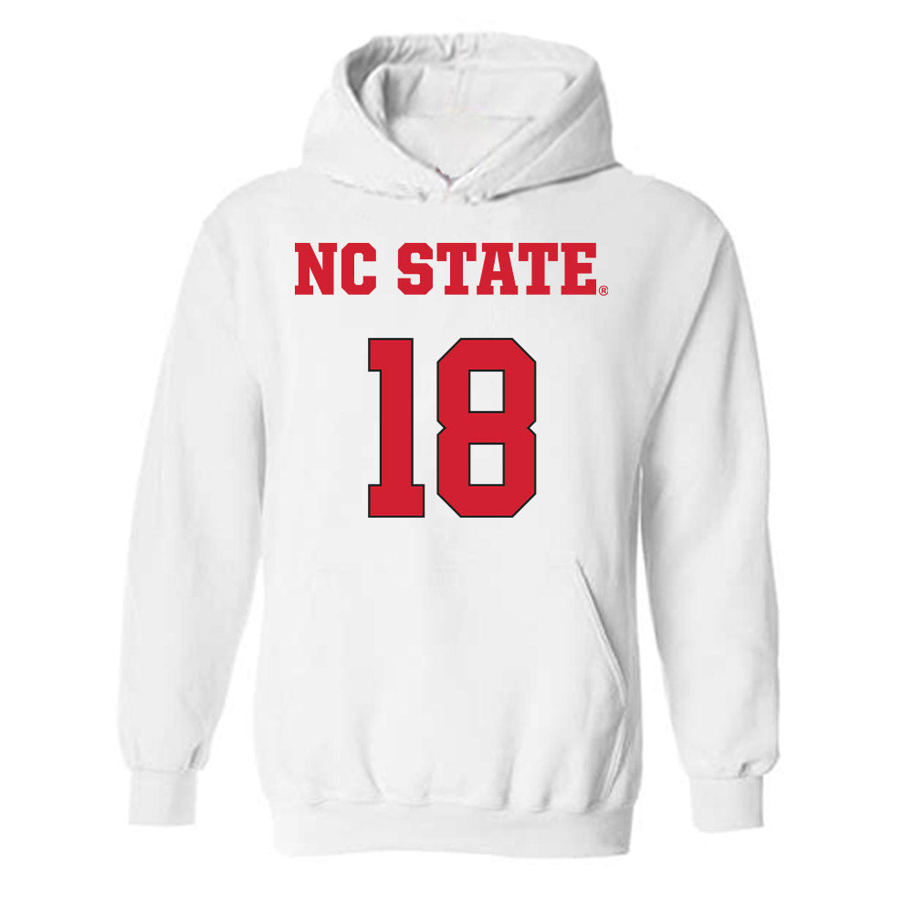 NC State - NCAA Women's Basketball : Tilda Trygger - Replica Shersey Hooded Sweatshirt-0