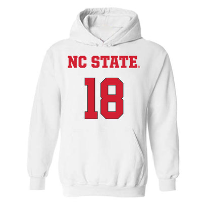 NC State - NCAA Women's Basketball : Tilda Trygger - Replica Shersey Hooded Sweatshirt-0