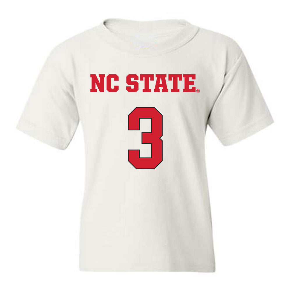 NC State - NCAA Women's Basketball : Zamareya Jones - Replica Shersey Youth T-Shirt