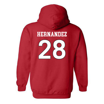 NC State - NCAA Women's Soccer : Sophia Hernandez - Replica Shersey Hooded Sweatshirt