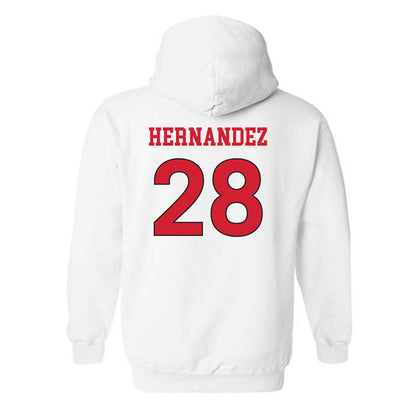 NC State - NCAA Women's Soccer : Sophia Hernandez - Replica Shersey Hooded Sweatshirt