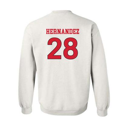 NC State - NCAA Women's Soccer : Sophia Hernandez - Replica Shersey Crewneck Sweatshirt