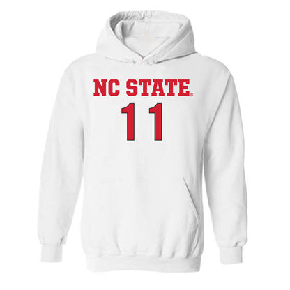 NC State - NCAA Women's Soccer : Eliza Rich - Replica Shersey Hooded Sweatshirt-0