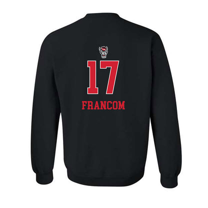 NC State - NCAA Women's Volleyball : Talia Francom - Replica Shersey Crewneck Sweatshirt-1