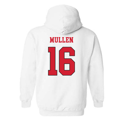NC State - NCAA Women's Volleyball : Ashley Mullen - Replica Shersey Hooded Sweatshirt-1
