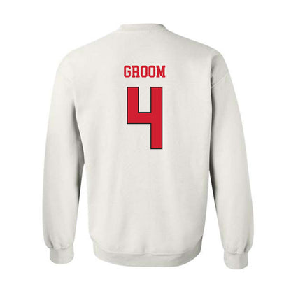 NC State - NCAA Women's Volleyball : Sophia Groom - Replica Shersey Crewneck Sweatshirt