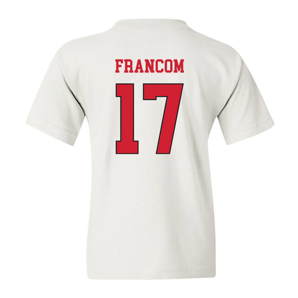 NC State - NCAA Women's Volleyball : Talia Francom - Replica Shersey Youth T-Shirt-1