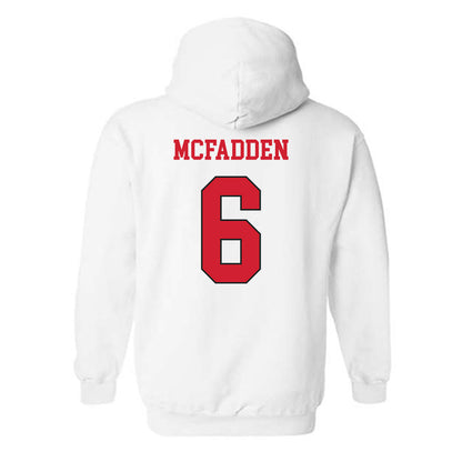 NC State - NCAA Women's Volleyball : Hailey McFadden - Replica Shersey Hooded Sweatshirt-1