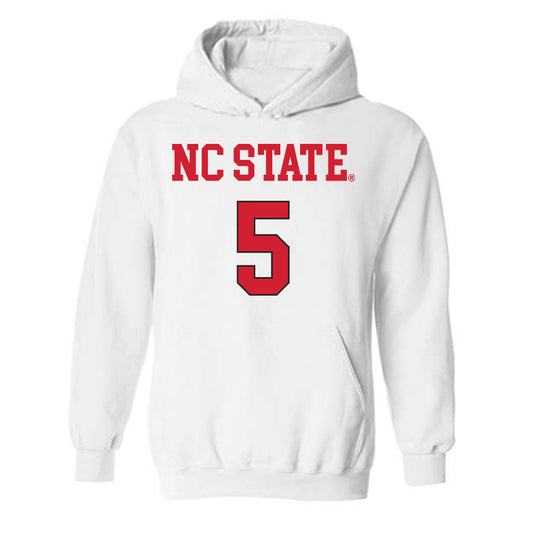 NC State - NCAA Women's Volleyball : Alyssa Forelli - Replica Shersey Hooded Sweatshirt