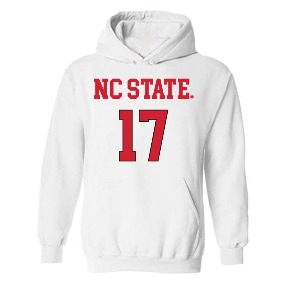 NC State - NCAA Women's Volleyball : Talia Francom - Replica Shersey Hooded Sweatshirt-0