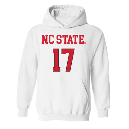 NC State - NCAA Women's Volleyball : Talia Francom - Replica Shersey Hooded Sweatshirt-0