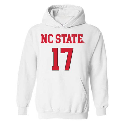 NC State - NCAA Women's Volleyball : Talia Francom - Replica Shersey Hooded Sweatshirt-0