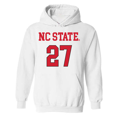 NC State - NCAA Women's Volleyball : Rebecca Ring - Replica Shersey Hooded Sweatshirt-0