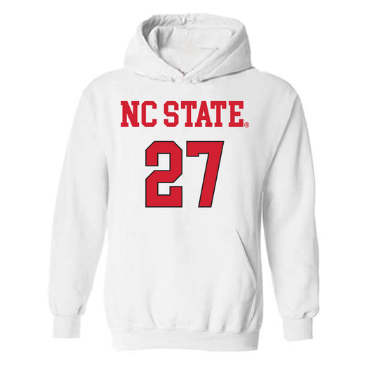 NC State - NCAA Women's Volleyball : Rebecca Ring - Replica Shersey Hooded Sweatshirt-0