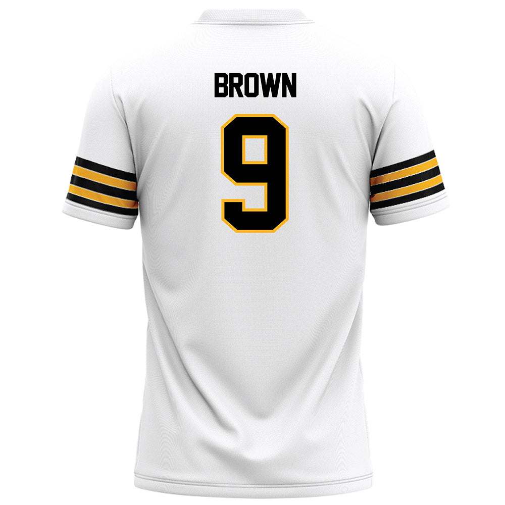 Towson - NCAA Football : Sean Brown - White Jersey