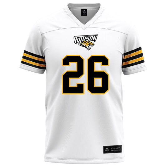 Towson - NCAA Football : Kahseim Phillips - White Jersey-0