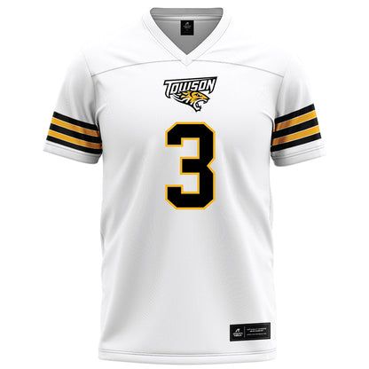 Towson - NCAA Football : Devin Matthews - White Jersey-0